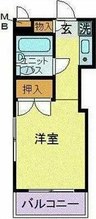 サンパレス花小金井 3階階 間取り