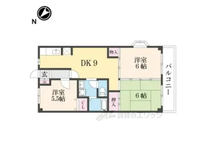 サニーコート星ヶ丘(3DK/3階)の間取り写真