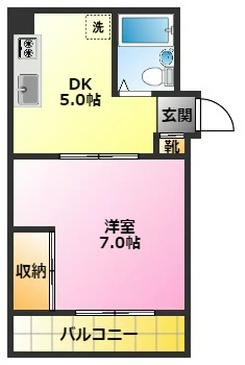 マンション徳丸 3階階 間取り