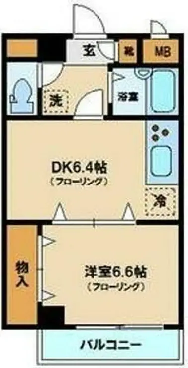 ロイヤルパレス中野坂上 3階階 間取り