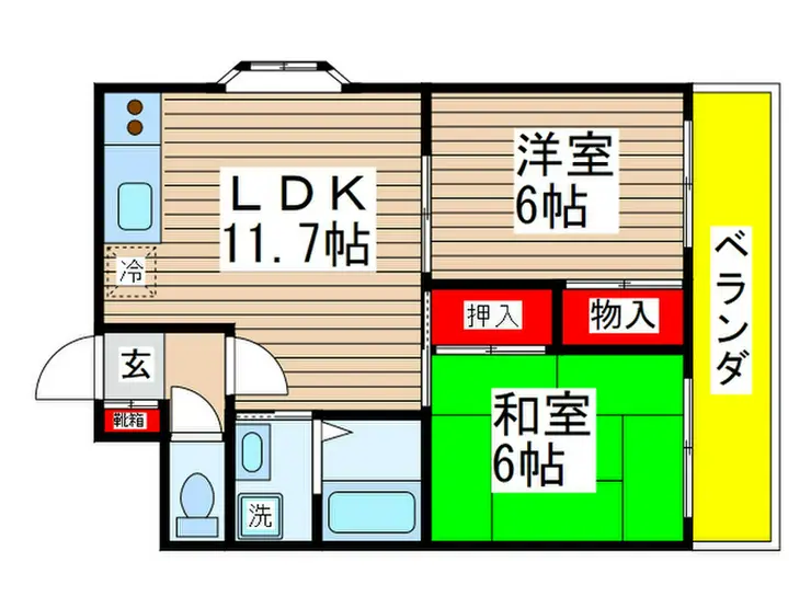 アルテ幕張 3階階 間取り