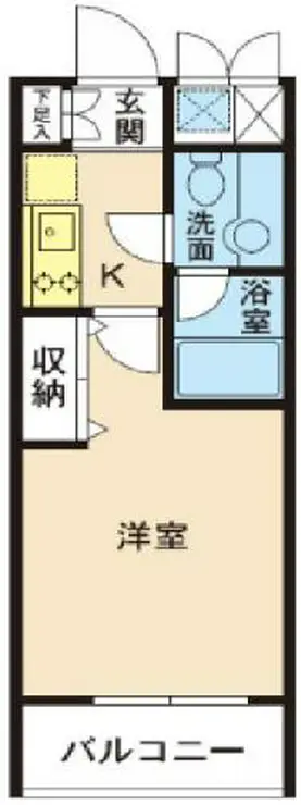 HF東新宿レジデンス 10階階 間取り