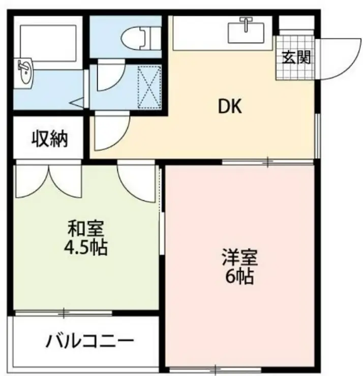 フジタケハイム 1階階 間取り