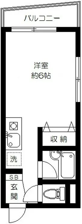 ダイヤモンドフジ 2階階 間取り