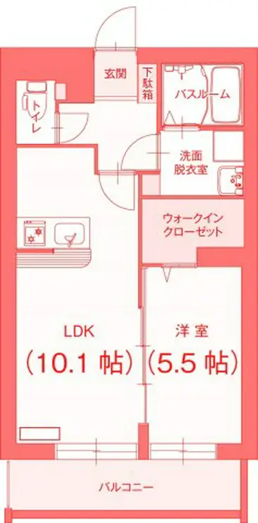 ピーノ湘南 2階階 間取り
