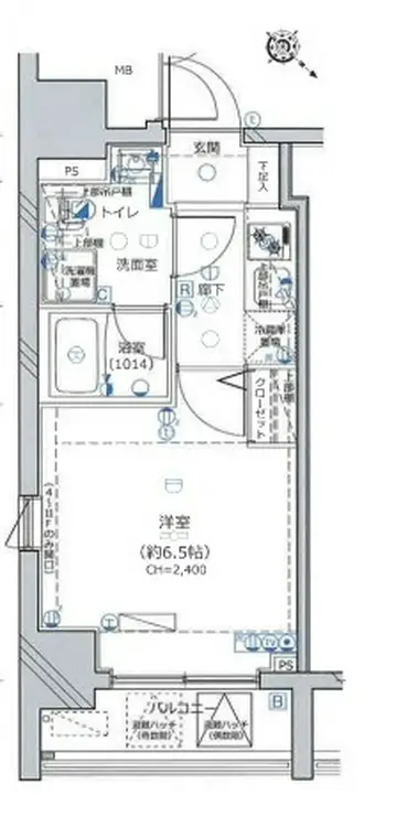 Le’a横濱サイドアベニュー 6階階 間取り