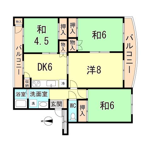 白川台ハイツ7号棟