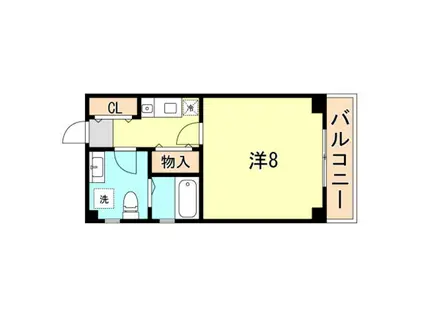 C-ARK神戸西(1K/4階)の間取り写真