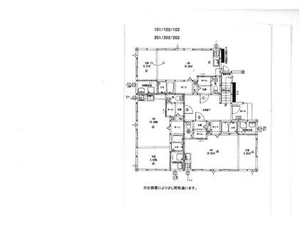 BENTORNATO堀水内(1LDK/2階)の間取り写真