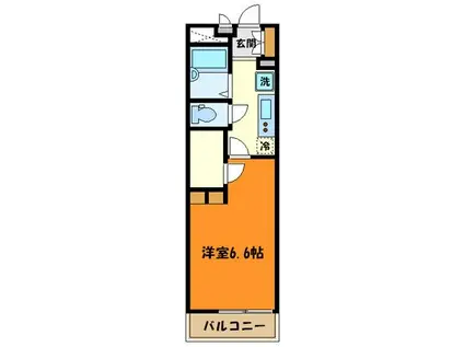 レオパレスタスコ(1K/1階)の間取り写真