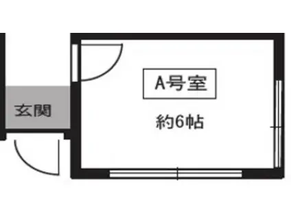 高輪倉庫(ワンルーム/1階)の間取り写真
