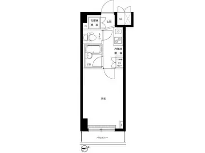 ルーブル野方伍番館(1K/7階)の間取り写真