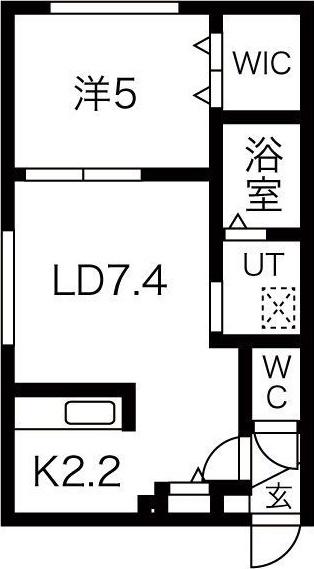 ル・ファール本郷グランデ(1LDK/4階)の間取り写真