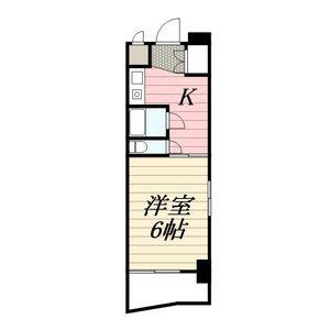 ライオンズマンション丸の内第5(1K/7階)の間取り写真