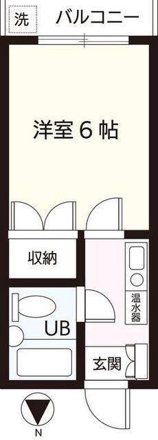 セント・メゾン小岩(1K/2階)の間取り写真