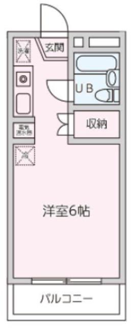 ストークレジデンスナカザワ(1K/3階)の間取り写真