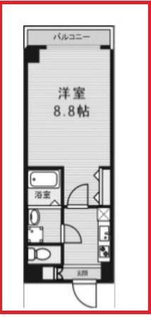 ララ三ノ輪(1K/3階)の間取り写真