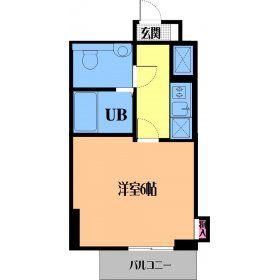 ルーラル20番館(1K/9階)の間取り写真
