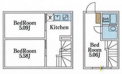 MAISON DE CIEL V(3K/1階)の間取り写真