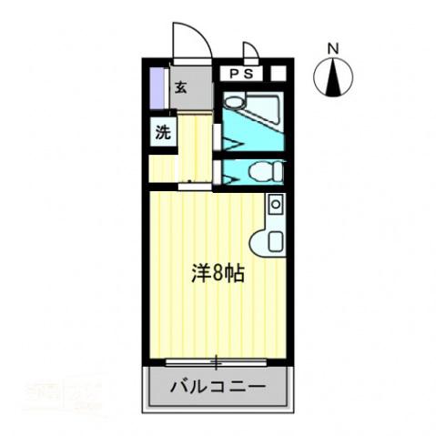 センチュリーガーデン(1K/3階)の間取り写真