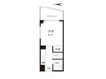 アプローズ廣神(1K/3階)の間取り写真