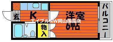 サンレック中井(1K/3階)の間取り写真