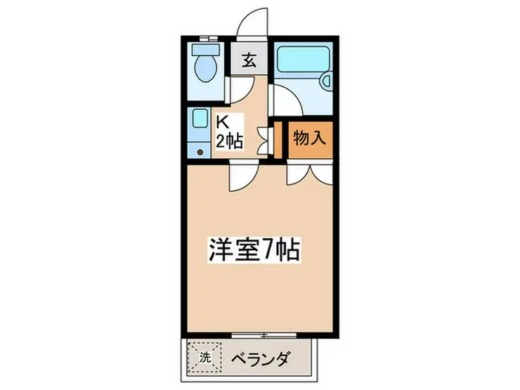 エスパスピサロ 1階階 間取り