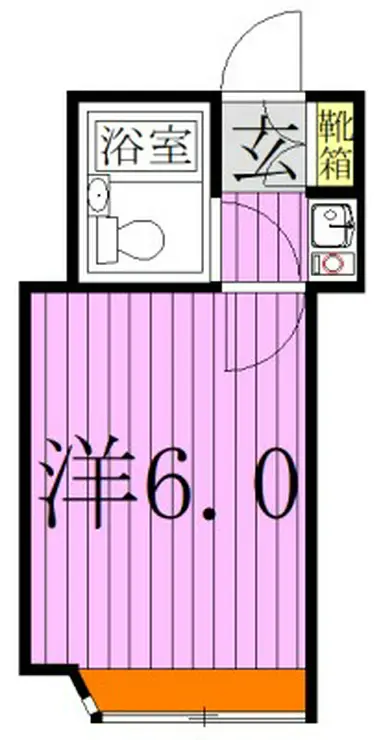 川村第4マンション 2階階 間取り