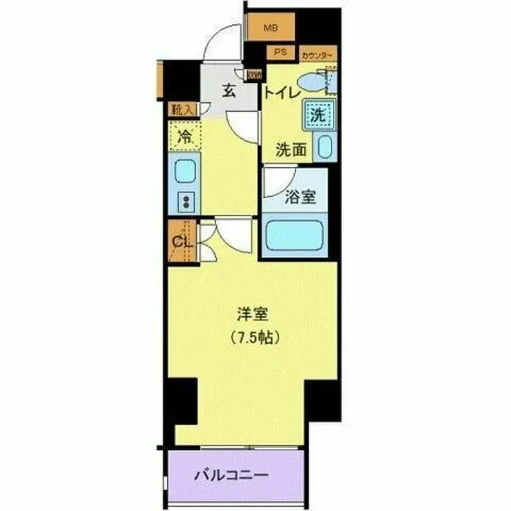 プレミアムキューブG四谷左門町 4階階 間取り