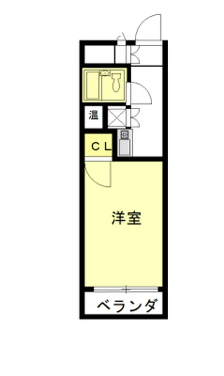 シングルハイツ相模大野 4階階 間取り