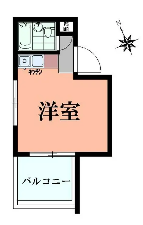 シティハイツ高松ロイヤル 3階階 間取り