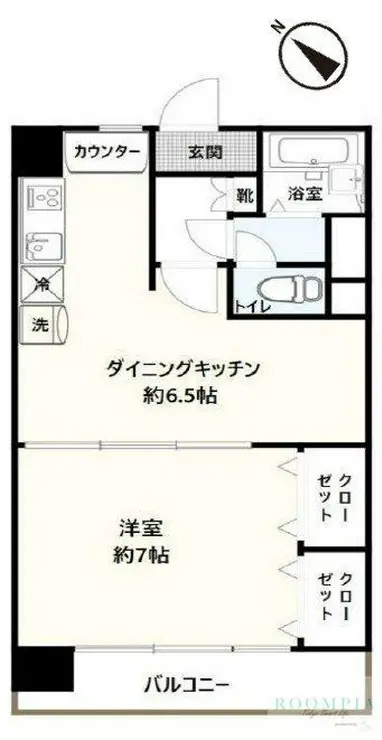 パラシオン恵比寿 1階階 間取り