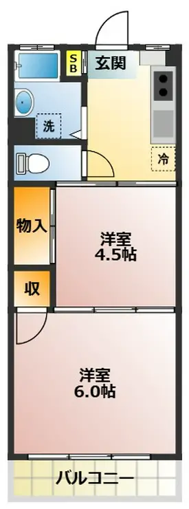 レジデンス西川口 2階階 間取り