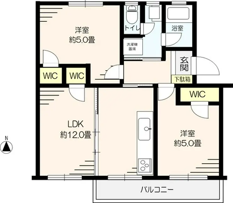 高洲第一団地 3階階 間取り