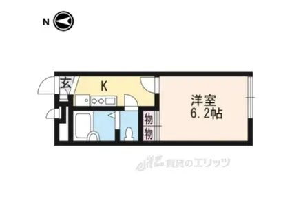 レオパレスプレミール1(1K/2階)の間取り写真