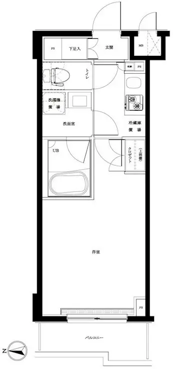 ルーブル高島平 3階階 間取り