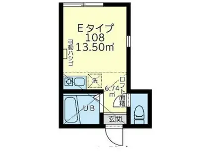 ユナイト大岡ギルバート・グレイブ(ワンルーム/1階)の間取り写真