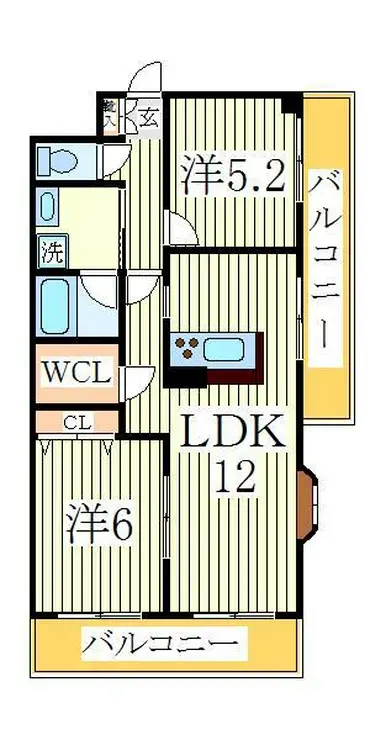 サムソンコート 4階階 間取り