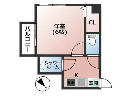 三田池袋コーポ(1K/1階)の間取り写真