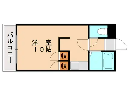 ベルメゾン新宮(ワンルーム/5階)の間取り写真