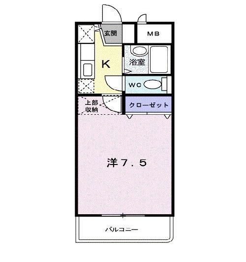 GRACEONE(1K/3階)の間取り写真