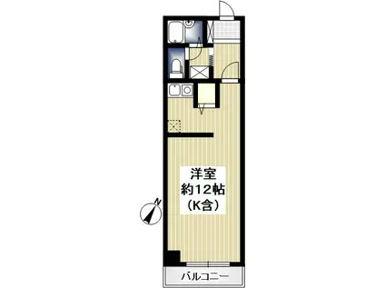 グランピア京町堀(ワンルーム/5階)の間取り写真