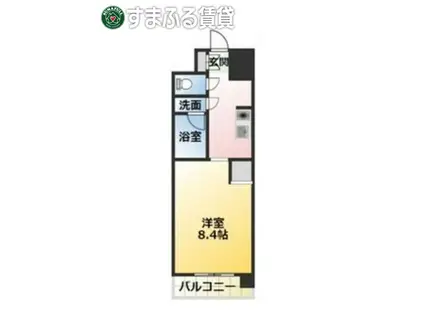 LA LUCE(1K/4階)の間取り写真