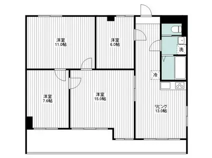 クエスタ・デ・ラモスI(4LDK/2階)の間取り写真