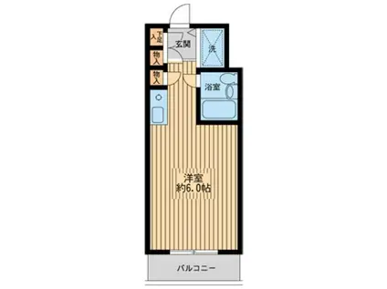 エルハイツ成増E棟E(ワンルーム/3階)の間取り写真