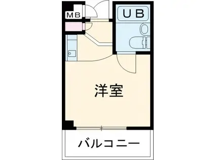 シャルマンフジ大体大(ワンルーム/4階)の間取り写真