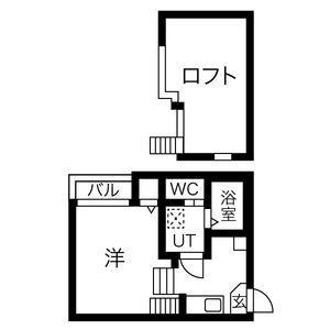 メゾン・フランク(1K/2階)の間取り写真