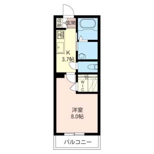 MAISON CALM(1K/3階)の間取り写真