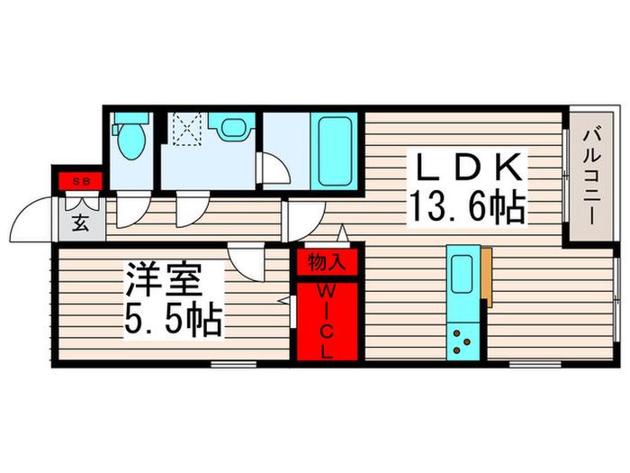 PIERRE MARUMITE II(1LDK/3階)の間取り写真