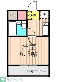 レジデンスキリン(1K/3階)の間取り写真
